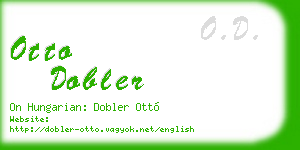 otto dobler business card